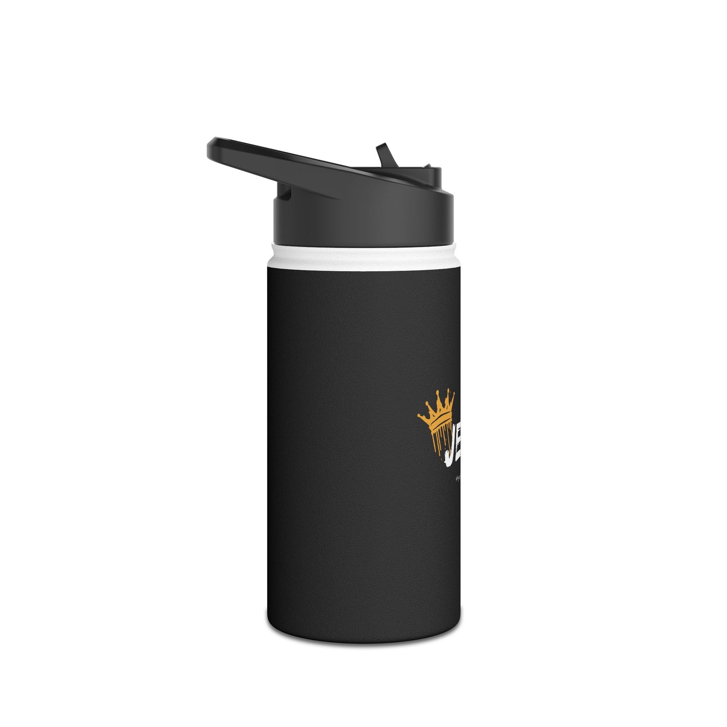 Jesus king of kings Lord of lords Stainless Steel Water Bottle, Standard Lid
