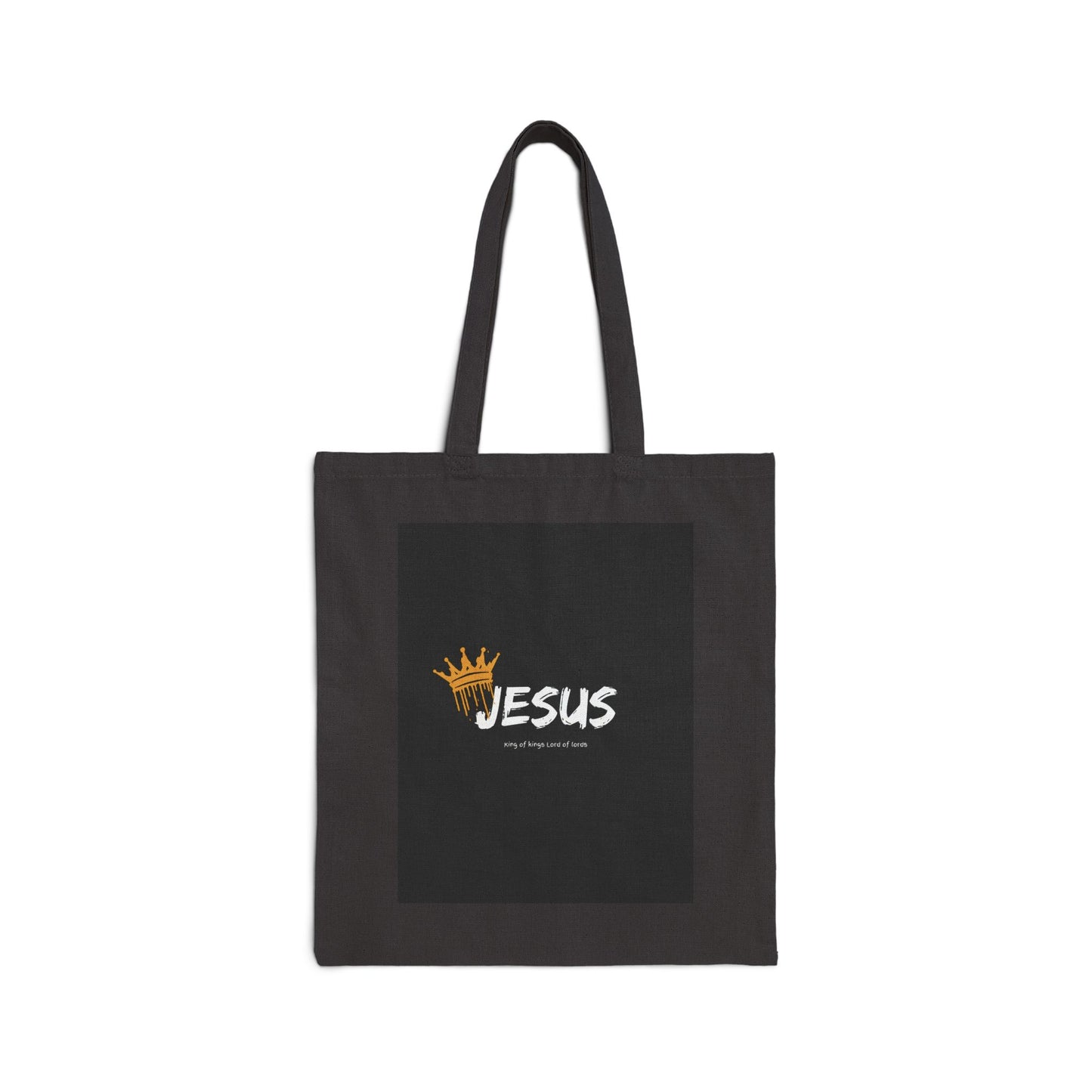 Stylish Jesus Quote Cotton Canvas Tote Bag - Perfect for Faith-Based Events & Daily Use