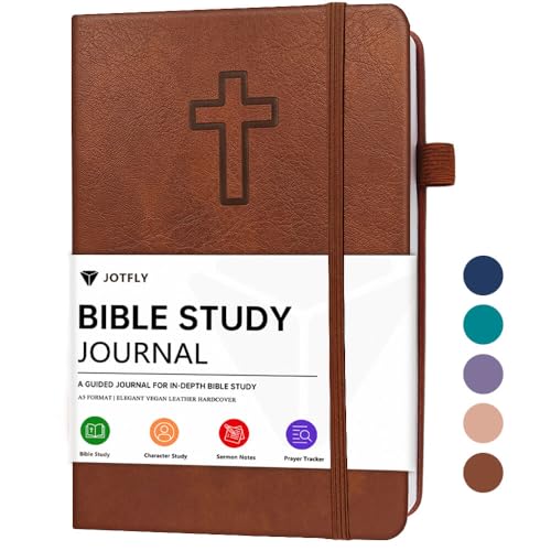 Bible Study Journal - Church Notes Notebook for Note Taking & Reflection - Guided Bible Study Notebook - Faith-Based Religious Gifts & Bible Study Supplies (Aquamarine)