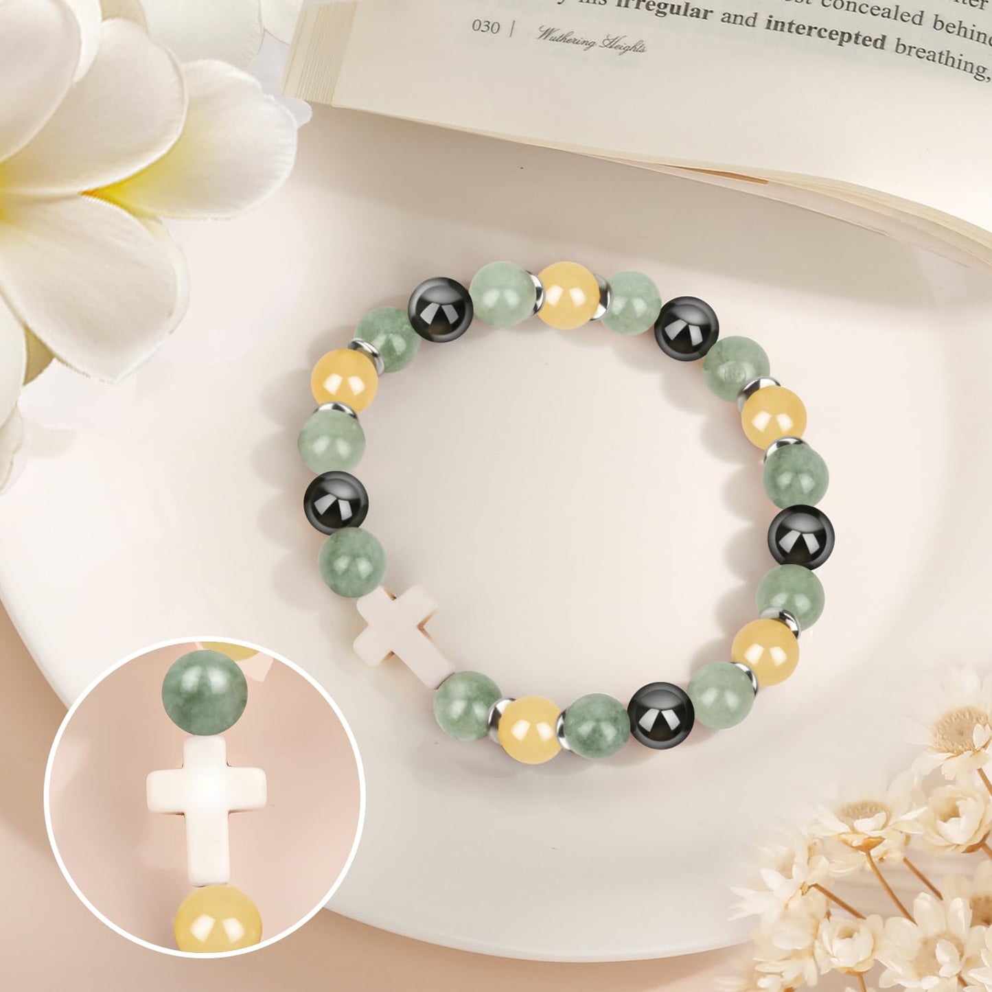 Christian Easter Gifts – Religious Cross Bracelet Faith Jewelry for Women