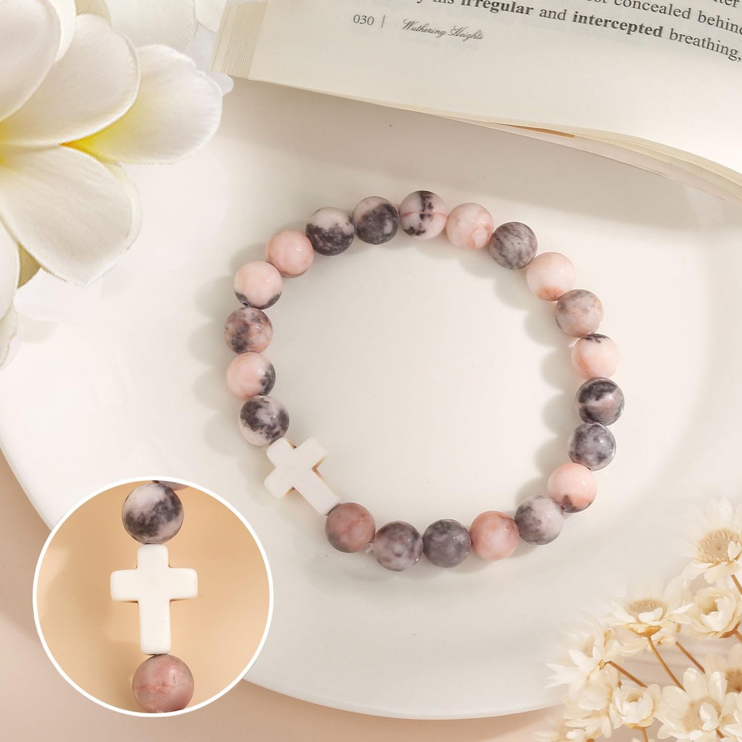 Christian Easter Gifts – Religious Cross Bracelet Faith Jewelry for Women