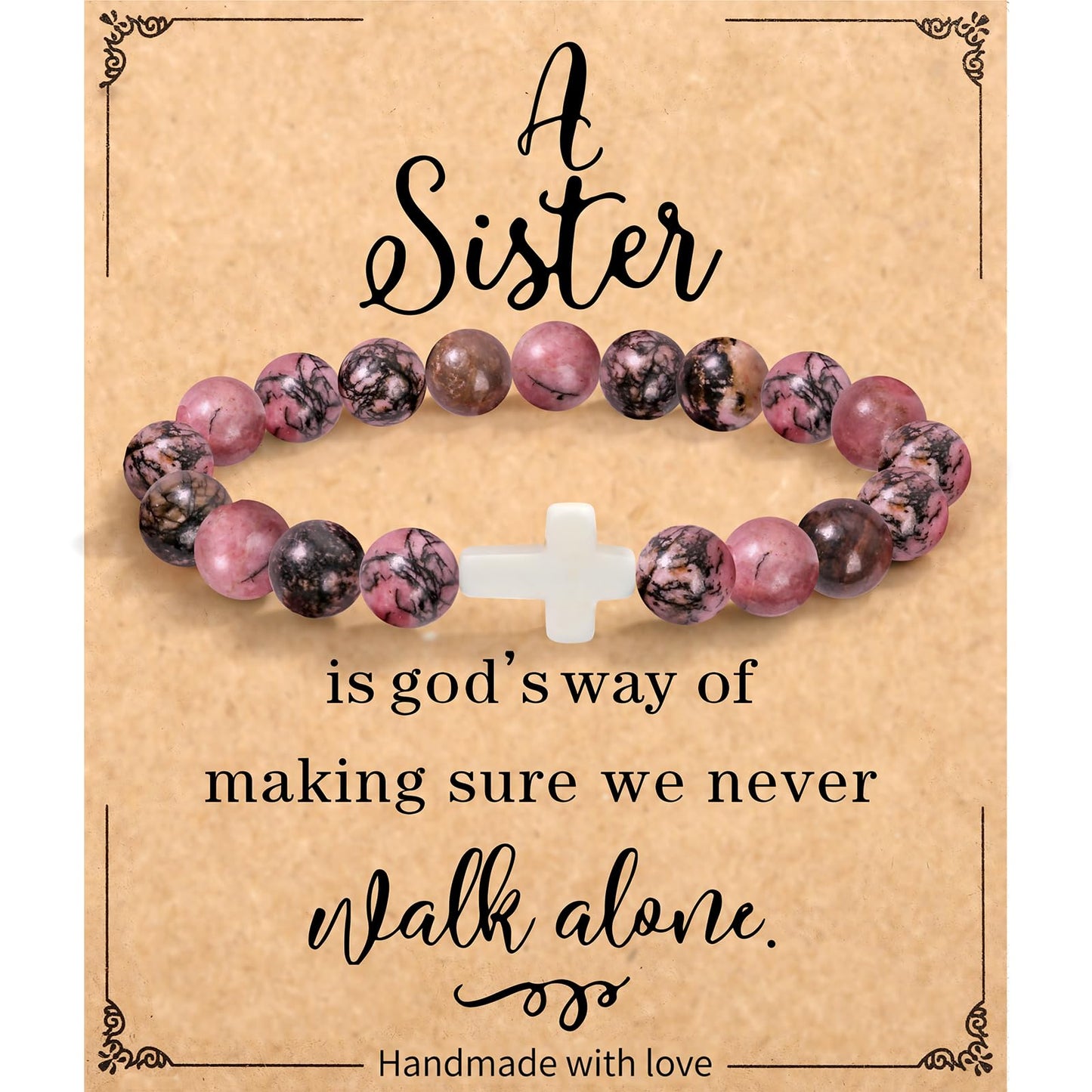 Christian Easter Gifts – Religious Cross Bracelet Faith Jewelry for Women