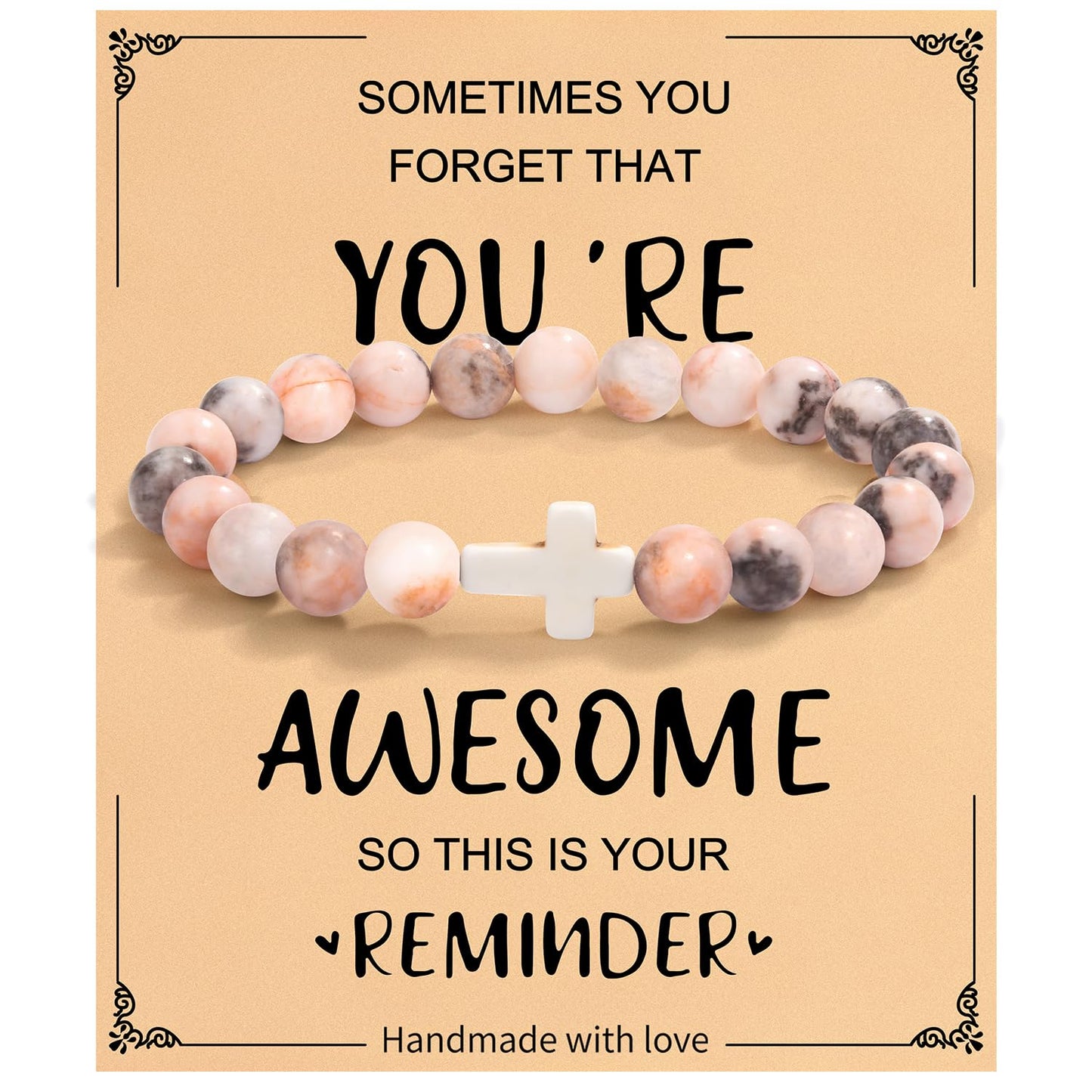 Christian Easter Gifts – Religious Cross Bracelet Faith Jewelry for Women