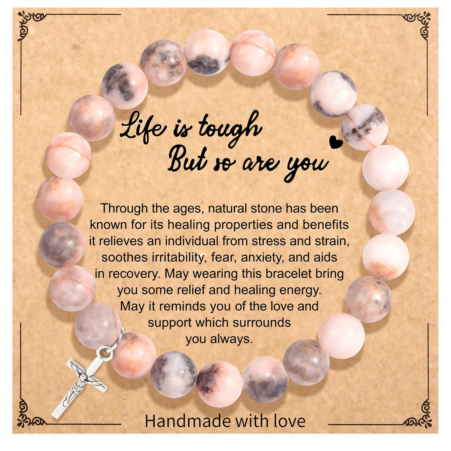 Christian Easter Gifts – Religious Cross Bracelet Faith Jewelry for Women