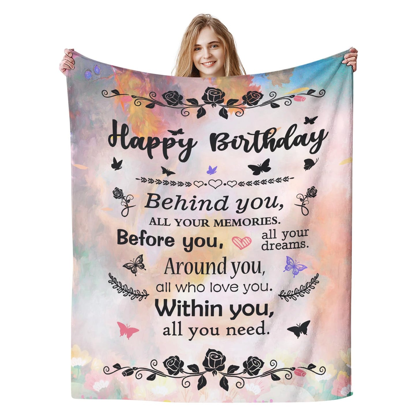 Christian Faith Blankets - Soft Throw, Personalized 60"x80", Religious & Spiritual Gifts for Women & Men