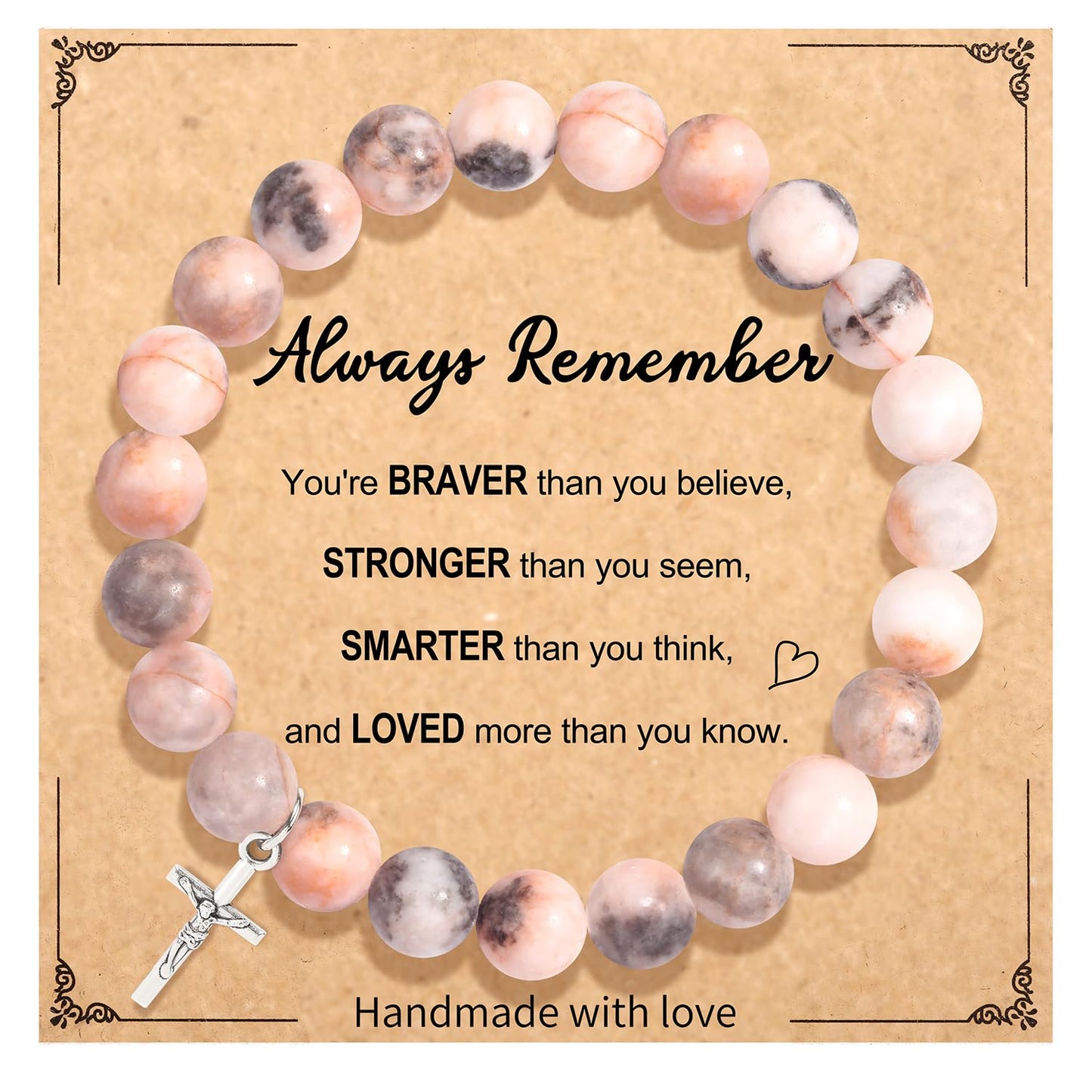 Christian Easter Gifts – Religious Cross Bracelet Faith Jewelry for Women