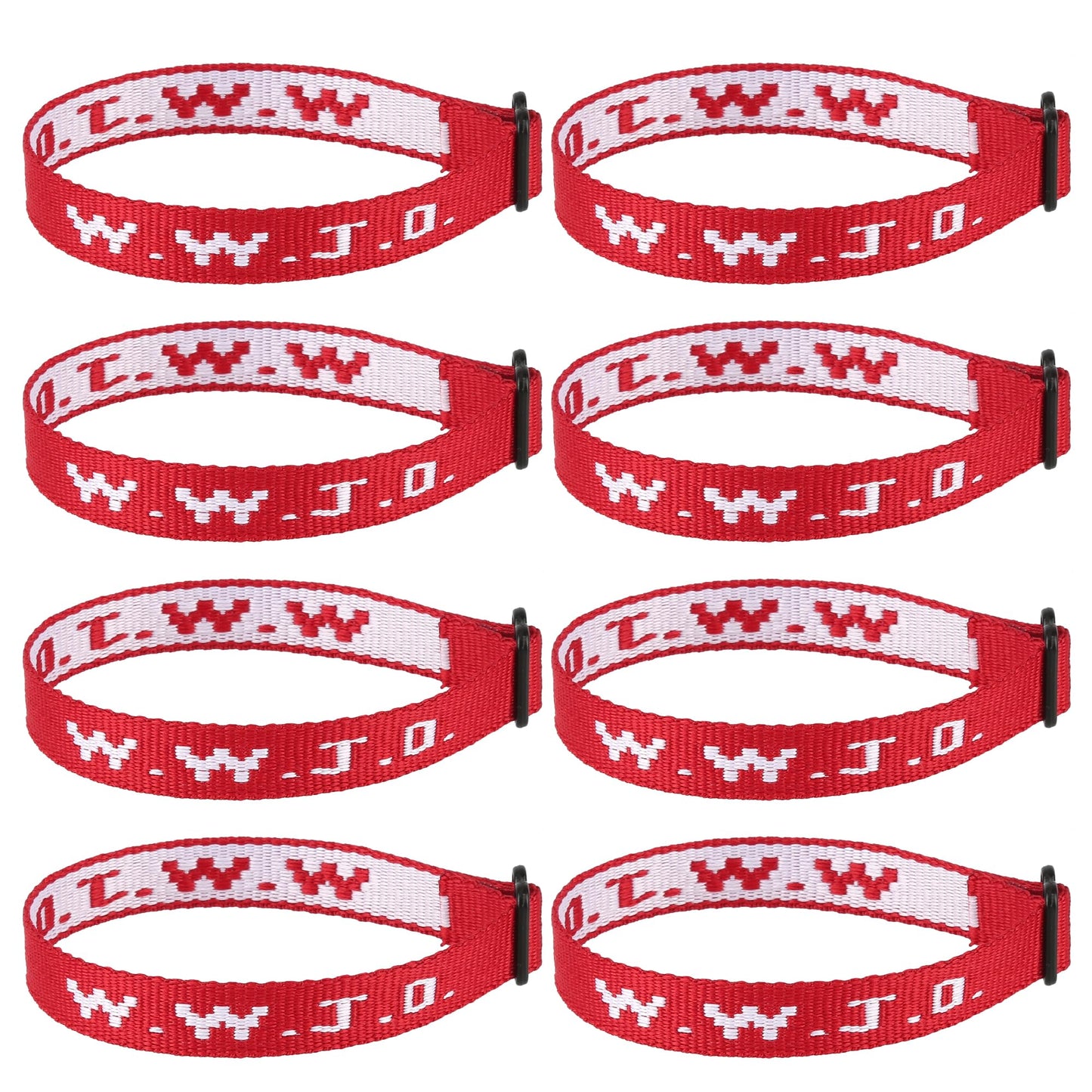 8PCS WWJD Christian Bracelet Pack for Women Men, Christian Jesus Gifts Adjustable Wristbands, WWJD Bracelets Bulk - What Would Jesus Do Bracelet