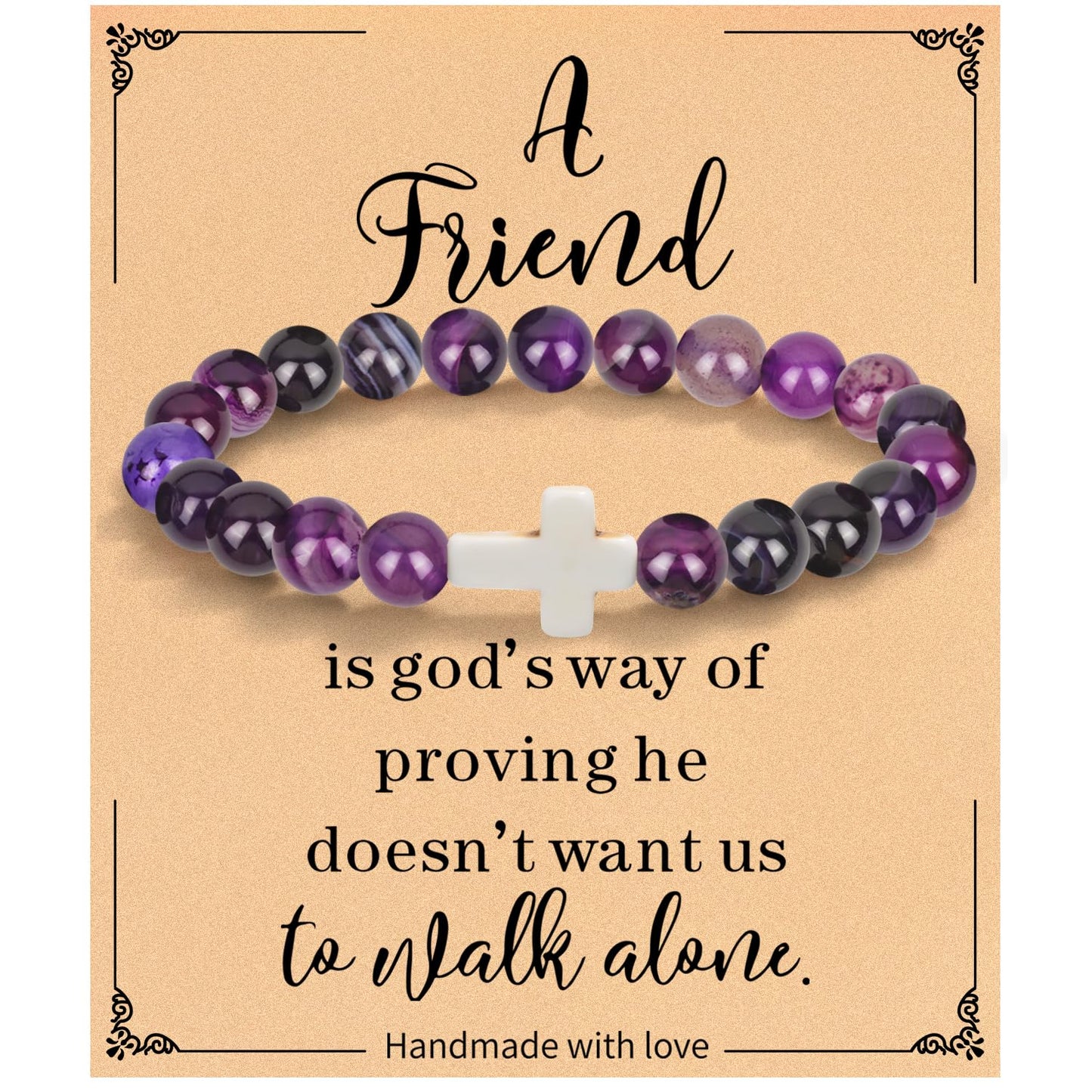 Christian Easter Gifts – Religious Cross Bracelet Faith Jewelry for Women