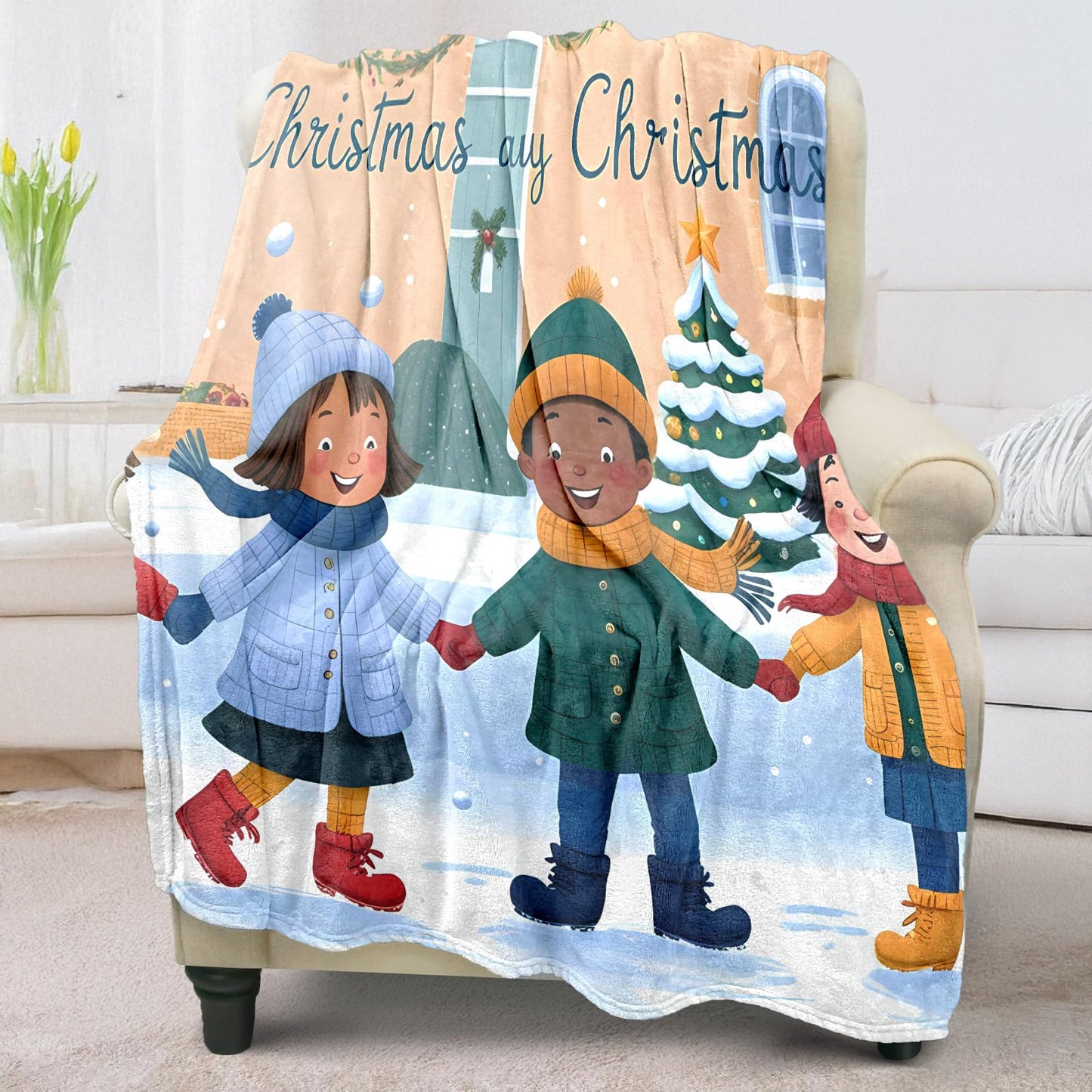 Christian Faith Blankets - Soft Throw, Personalized 60"x80", Religious & Spiritual Gifts for Women & Men