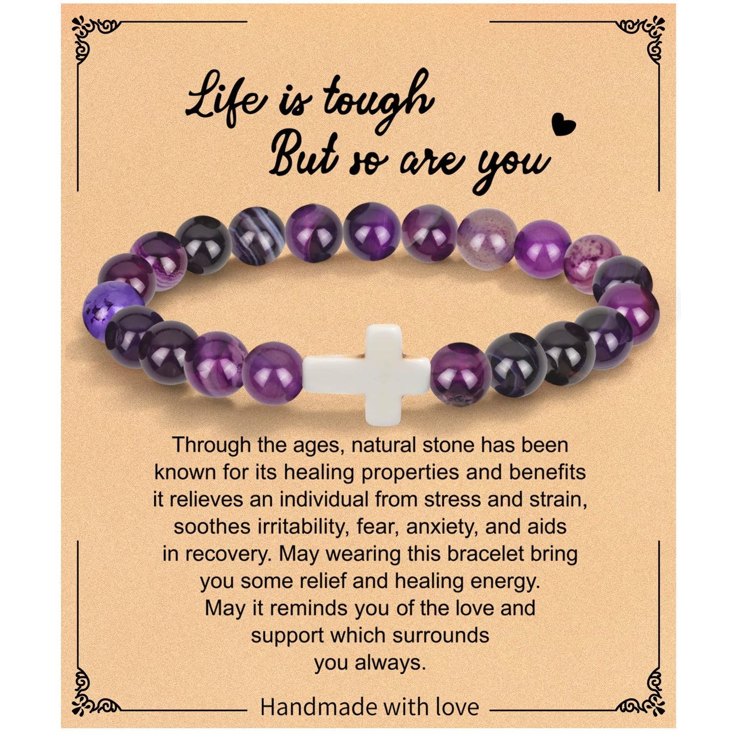 Christian Easter Gifts – Religious Cross Bracelet Faith Jewelry for Women