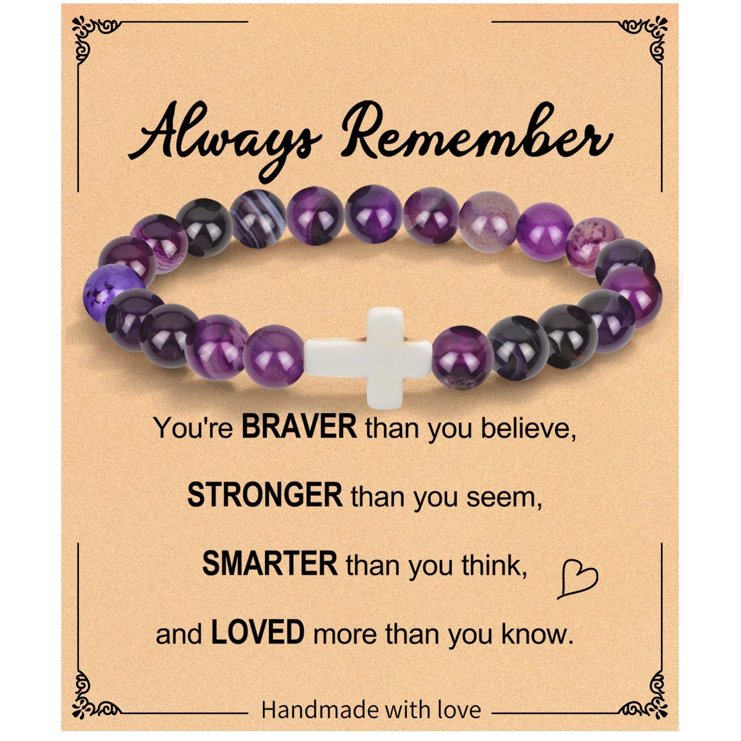 Christian Easter Gifts – Religious Cross Bracelet Faith Jewelry for Women