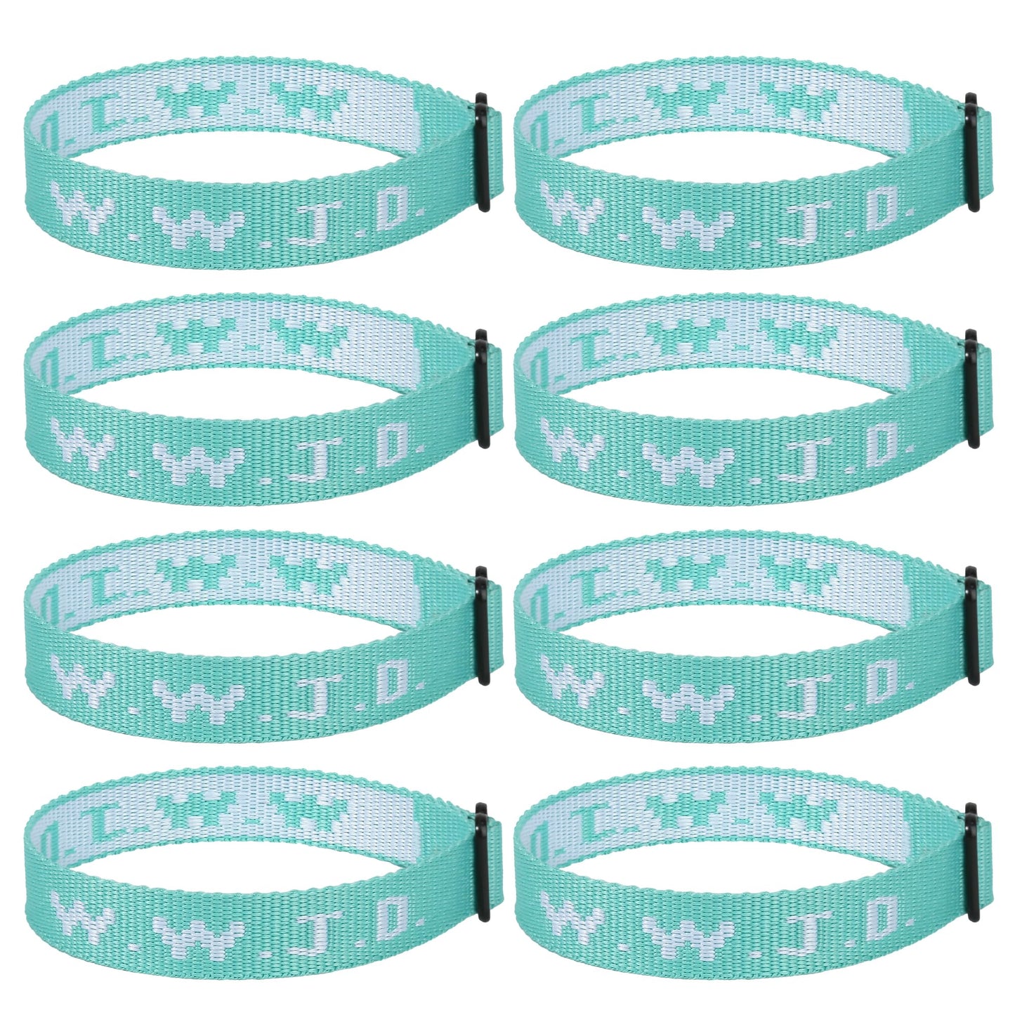 8PCS WWJD Christian Bracelet Pack for Women Men, Christian Jesus Gifts Adjustable Wristbands, WWJD Bracelets Bulk - What Would Jesus Do Bracelet