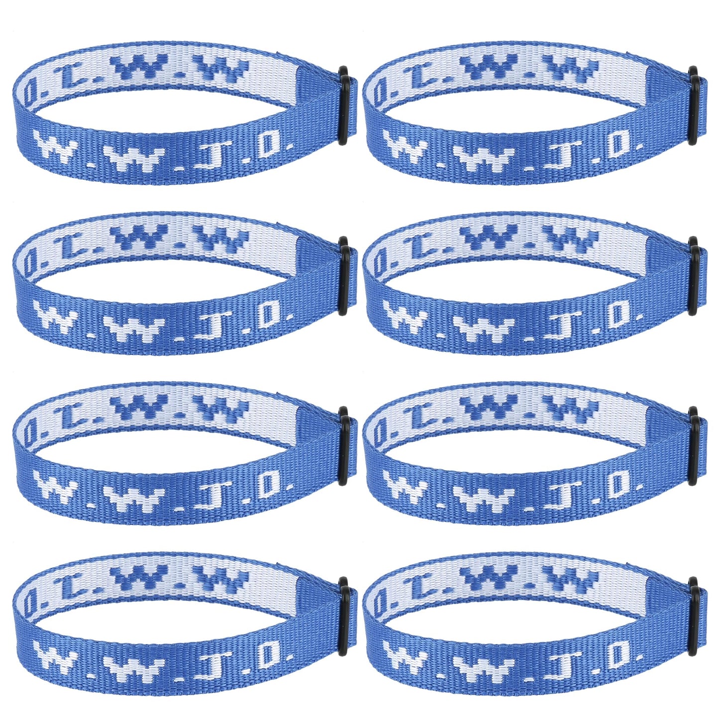 8PCS WWJD Christian Bracelet Pack for Women Men, Christian Jesus Gifts Adjustable Wristbands, WWJD Bracelets Bulk - What Would Jesus Do Bracelet