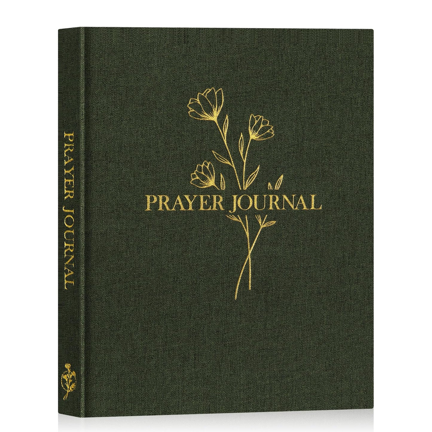 Lanpn Bible Prayer Journal for Women Men, 68 Weeks Linen Bible Study Journal Christian Prayer Notebook Planner with Scripture Verse, Devotional Journal Religious Christian Faith Gifts Women, Beige