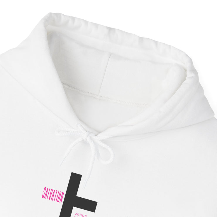 Minimalist Christian Hoodie with Cross Design, Unisex Sweatshirt, Gift for Faith, Casual Wear, Church Events, Inspirational Fashion