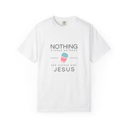 Nothing Stands Between Coffee and Jesus T-Shirt | Unisex Garment-Dyed Tee for Faith & Coffee Lovers, Gift for Religious Friends, [...]