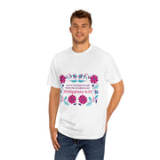 Inspirational Floral Unisex Classic Tee - Philippians 4:13