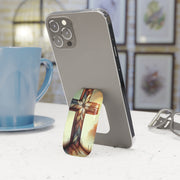 Faith-Inspired Phone Grip - Colorful Cross Design