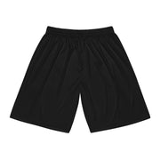 Faith-Inspired Basketball Shorts with Jesus Cross Design