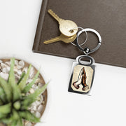 Praying Hands Photo Keyring - Meaningful Gift, Religious Keychain, Personalized Keepsake, Faith Accessory, Unique Keyring