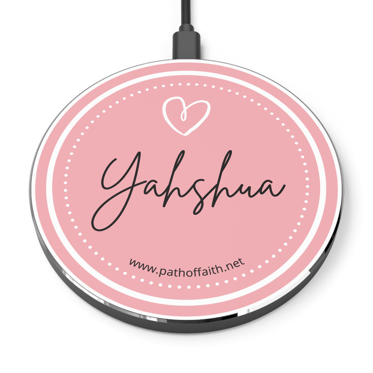 Yahshua Heart Wireless Charger - Fast Charging Pad for Tech Lovers