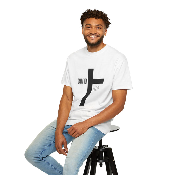 Faith-Inspired Unisex T-Shirt - Jesus Loves You Graphic, Christian Apparel, Casual Wear, Gift for Believers, Inspirational Tee