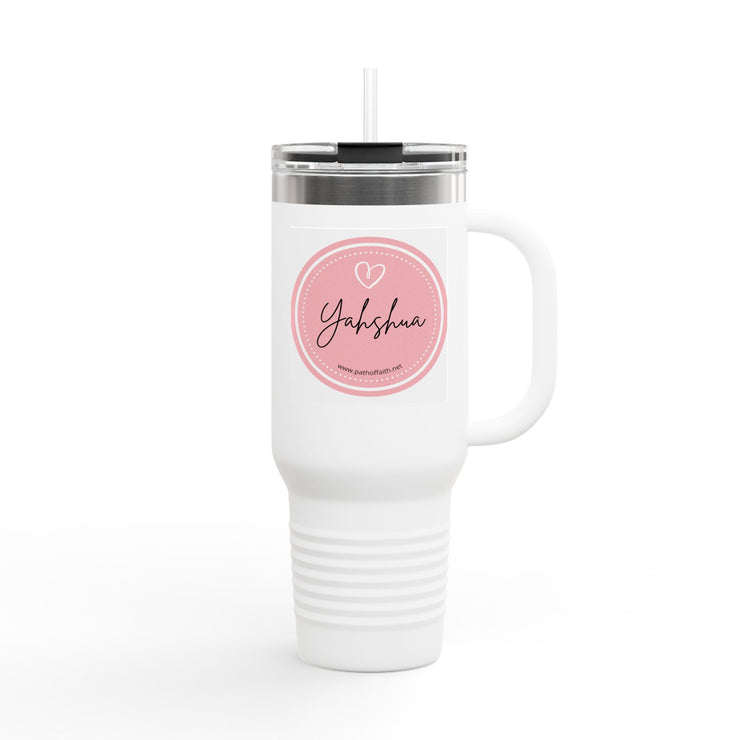 Personalized Insulated Travel Mug - 40oz with Yahusha - Perfect for Travel, Gifts & Everyday Use