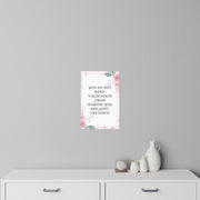 Inspirational Wall Decal - 'You Do Not Need Validation' Floral Decor