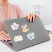 50PCS Bible Verse Stickers: Inspirational Christian Stickers for Easter Gifts, Women, Men, Teens - Perfect for Water Bottle, Laptop, Bible