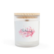 Frosted Glass Candle - Path of Faith, 11oz Scented Candle for Mindfulness & Relaxation