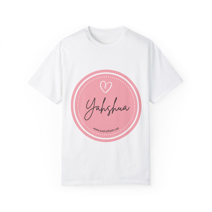 Yahshua Heart Unisex Garment-Dyed T-Shirt - Soft & Stylish Casual Wear