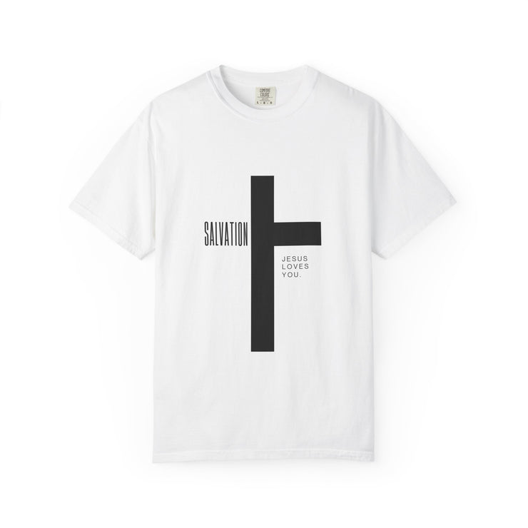Faith-Inspired Unisex T-Shirt - Jesus Loves You Graphic, Christian Apparel, Casual Wear, Gift for Believers, Inspirational Tee