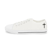 Stepping in faith Stylish Low Top Sneakers for Men, Casual Footwear, Everyday Sneakers, Comfortable Shoes, Fashionable Sneaker Gifts, Summer Slip-Ons
