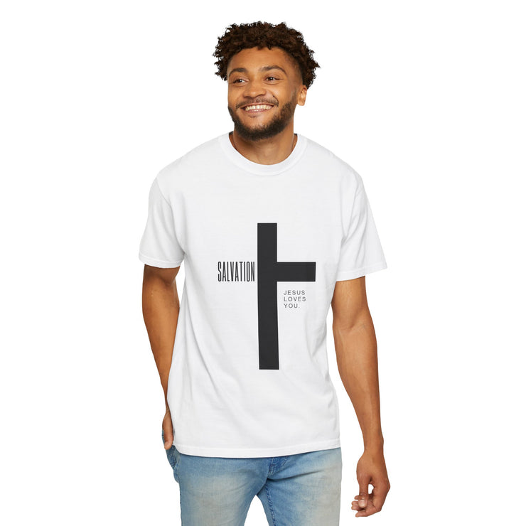 Faith-Inspired Unisex T-Shirt - Jesus Loves You Graphic, Christian Apparel, Casual Wear, Gift for Believers, Inspirational Tee