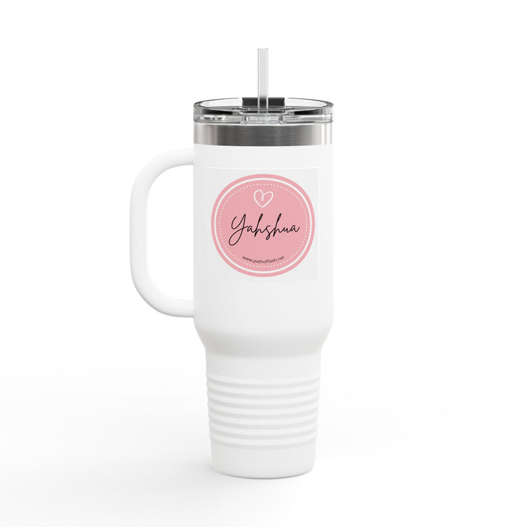Personalized Insulated Travel Mug - 40oz with Yahusha - Perfect for Travel, Gifts & Everyday Use